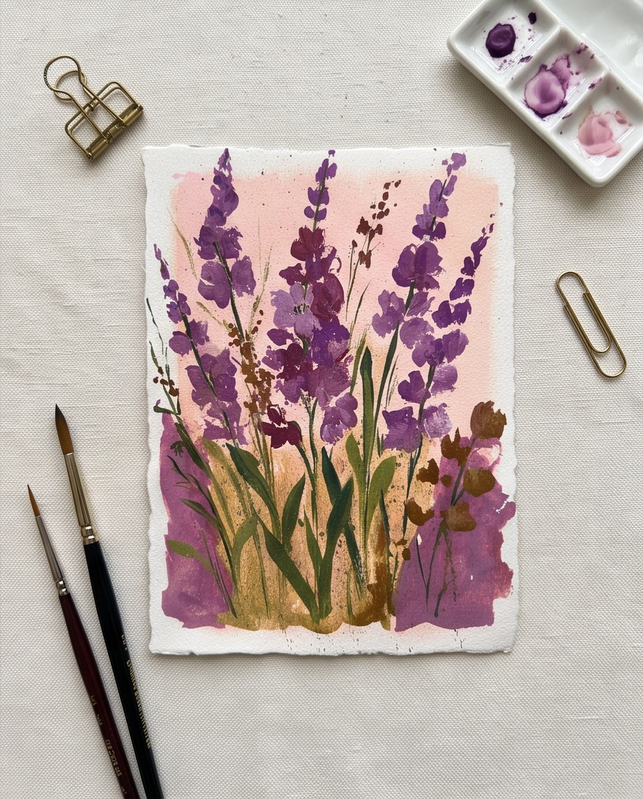Blossom Stories – Original Hand-Painted Floral Art — photo 1