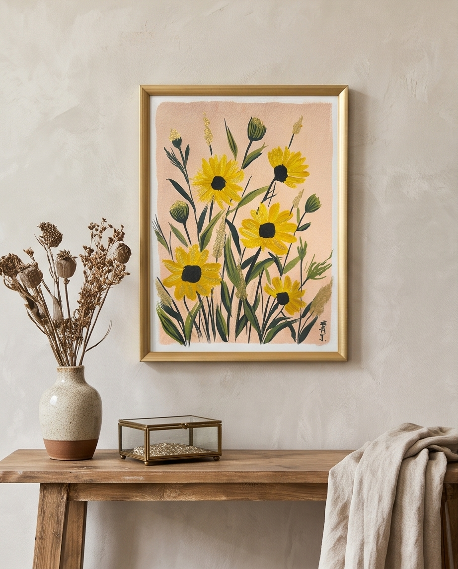Blossom Stories – Original Hand-Painted Floral Art — photo 1