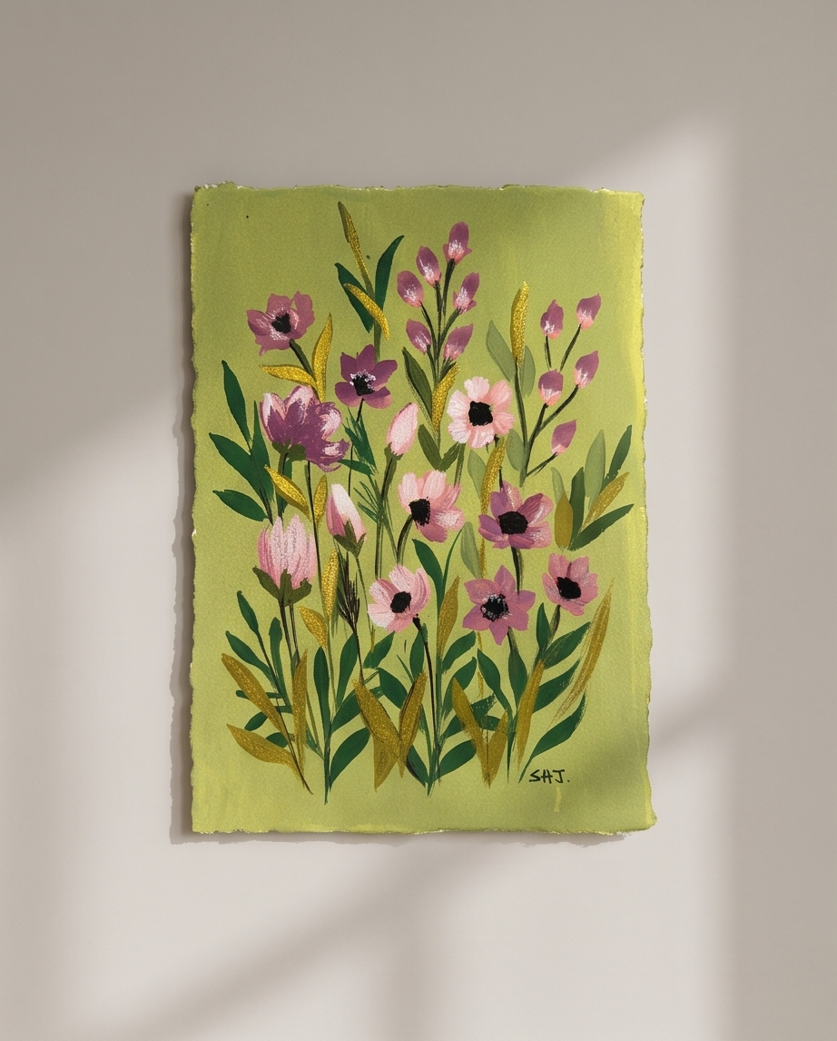 Blossom Stories – Original Hand-Painted Floral Art — photo 4