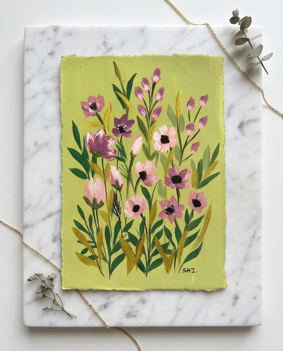 Blossom Stories – Original Hand-Painted Floral Art — photo 6